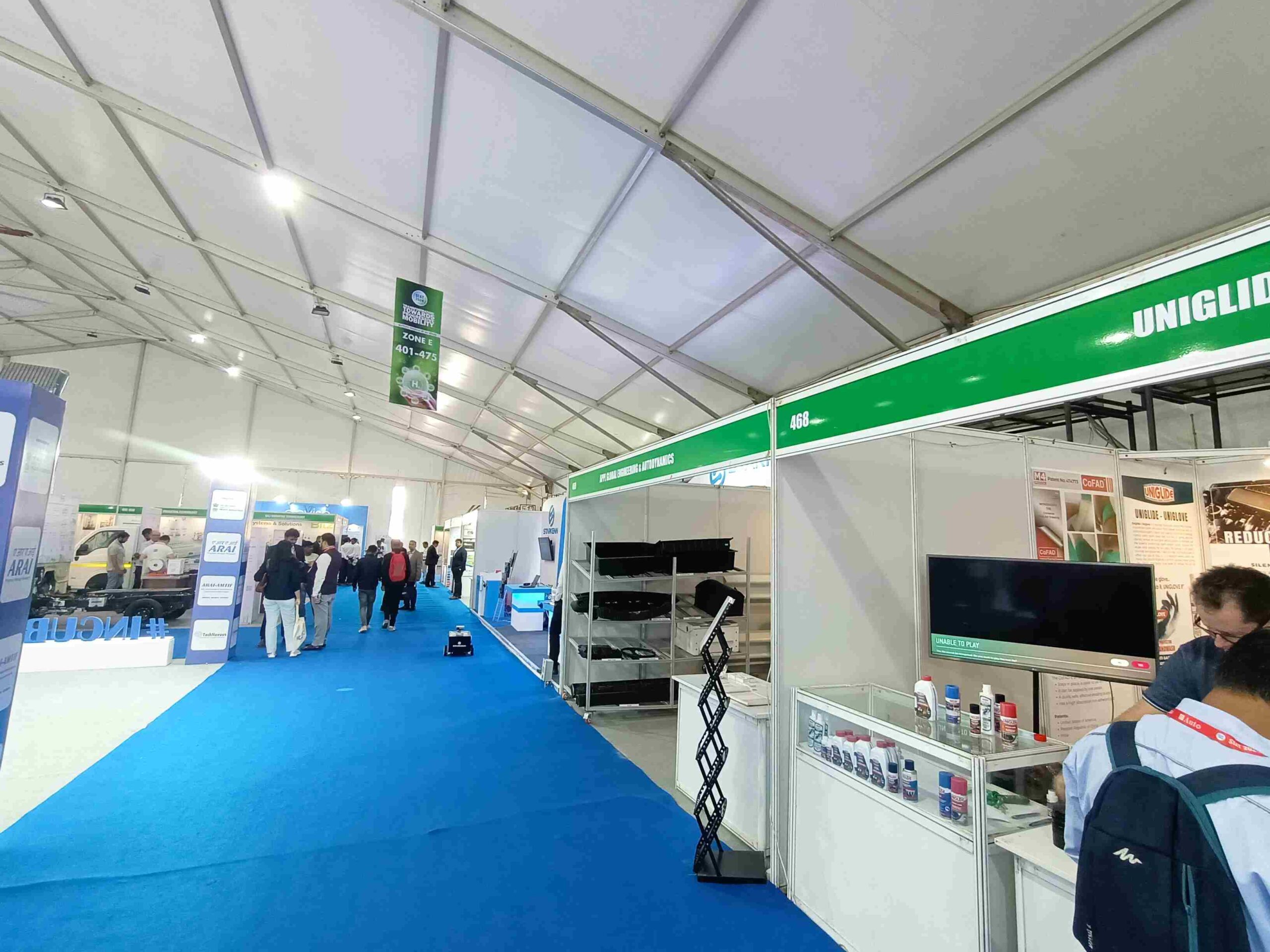 Exhibition Flooring Setup