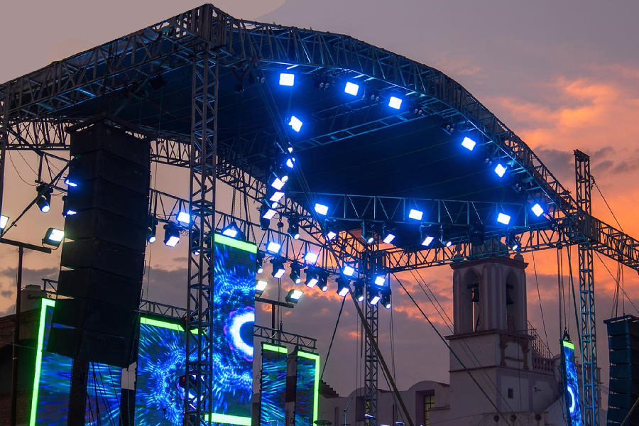 Stage Lighting Setup